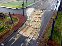 Die Gleise wurden in bewährter Bauweise neu gelegt.