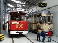 Der Triebwagen 309 ist derzeit der älteste betriebsfähige Straßenbahnwagen in Dresden.