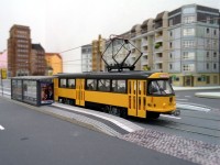 Der Tolkewitzer Arbeitswagen 201 001 am Albertplatz.