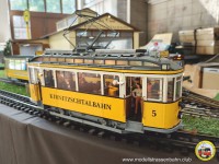 Die Stra&szlig;enbahn im Ma&szlig;stab 1:22,5.