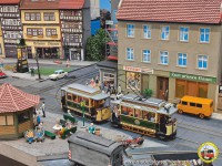Die Stra&szlig;enbahn im Ma&szlig;stab 1:22,5.