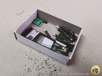 Kleine Pfosten aus Holz